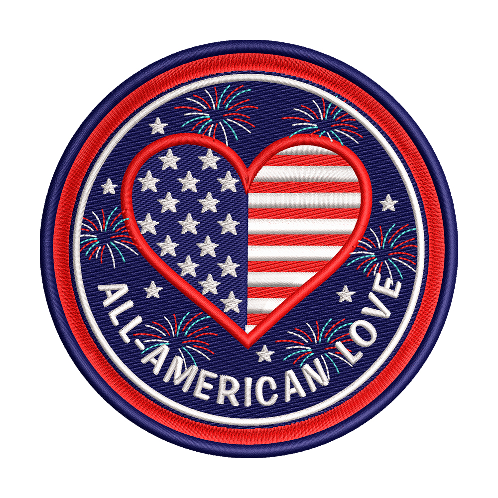 4th of July embroidery designs