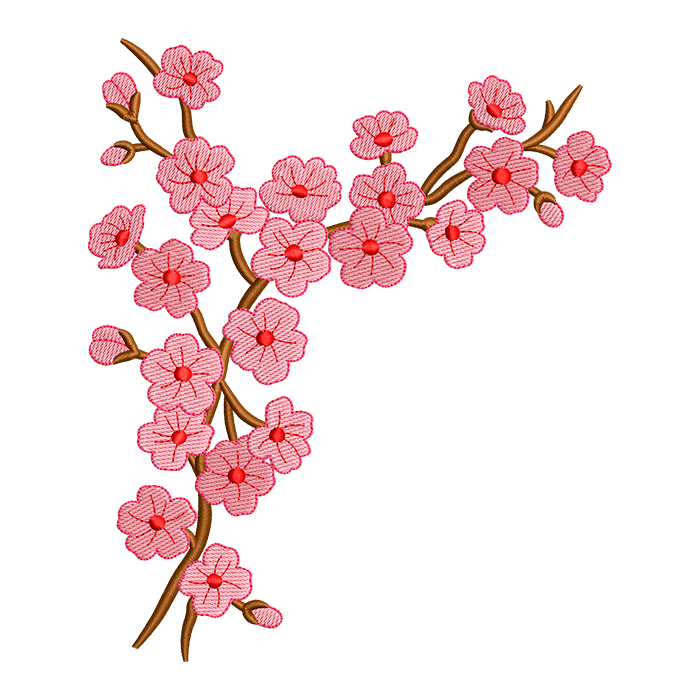 Cherry Blossom embroidery designs