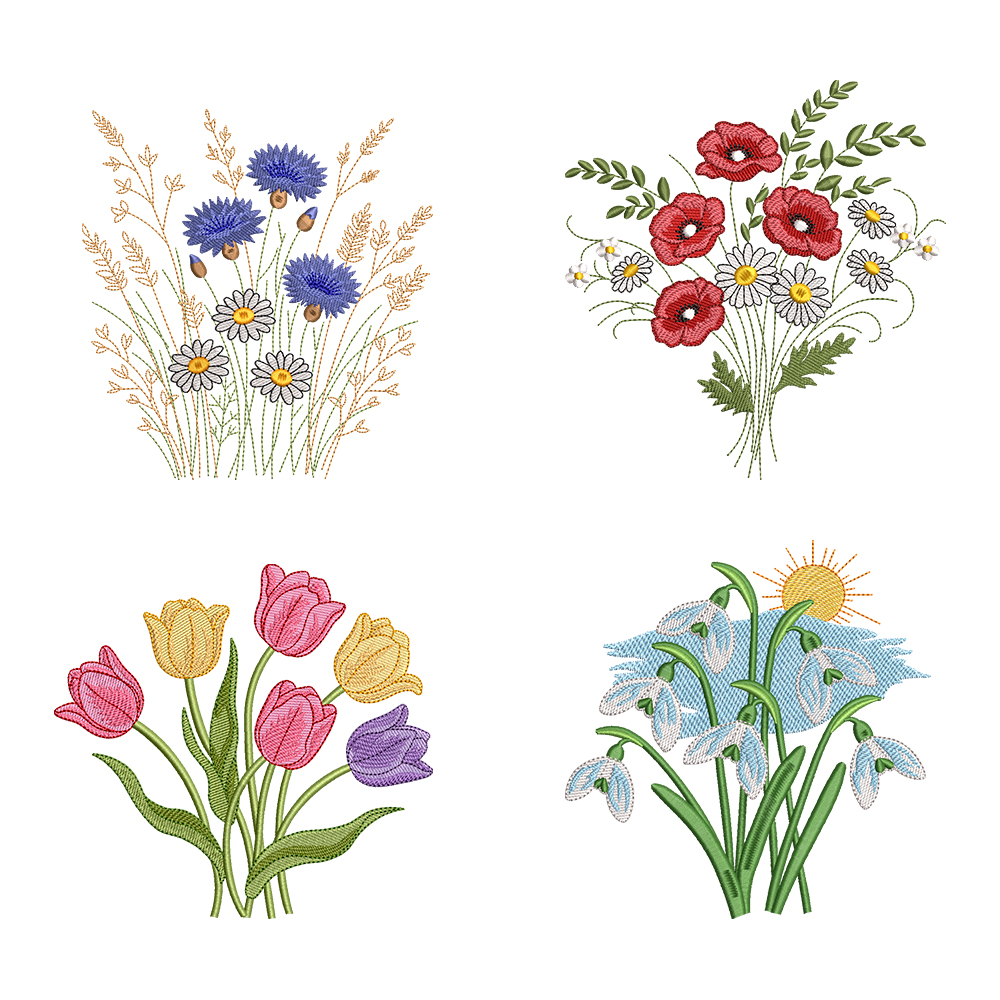 Charming Floral Bouquet Bundle-3