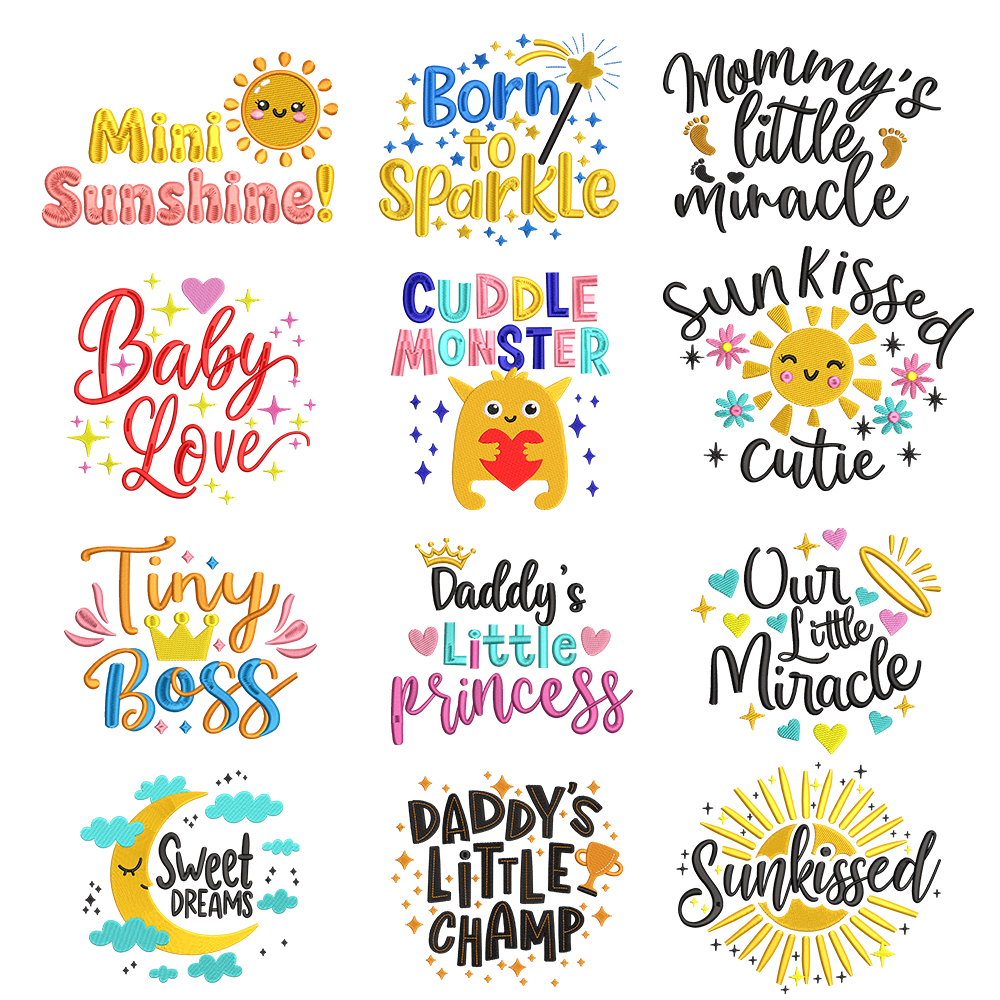 baby embroidery designs