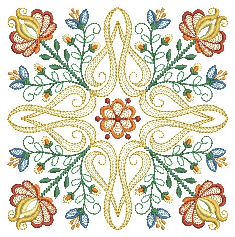 Rippled FLowers Quilts-6