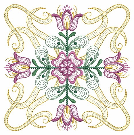 Rippled FLowers Quilts-7