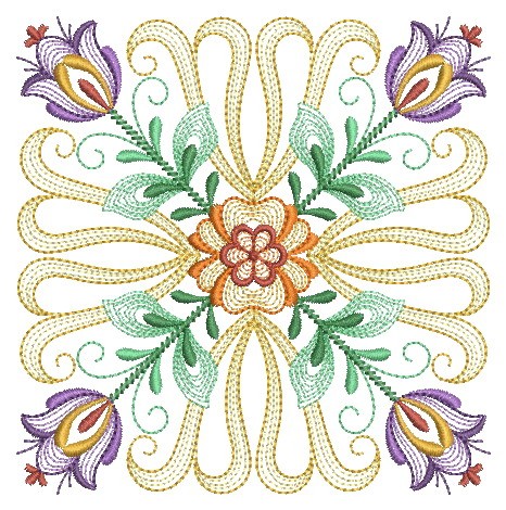 Rippled FLowers Quilts-9