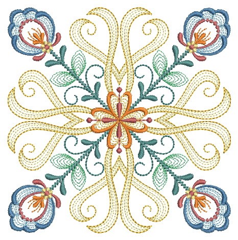 Rippled FLowers Quilts-10