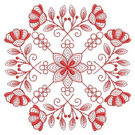 Redwork Baltimore Quilts 2-7
