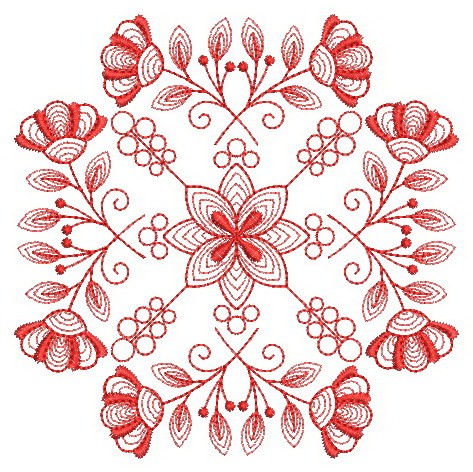 Redwork Baltimore Quilts 2-7