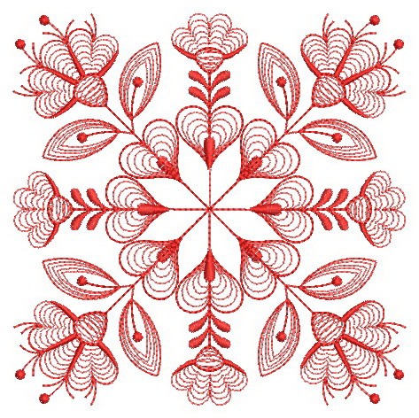 Redwork Baltimore Quilts 2-9