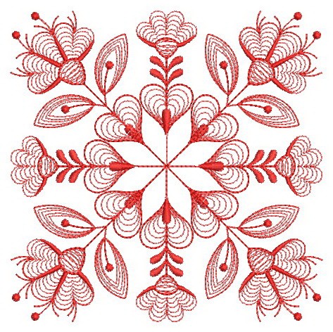 Redwork Baltimore Quilts 2-9