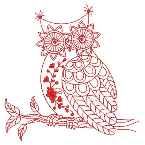 Redwork Owls 2-10
