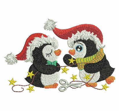 Cute Christmas Penguin-7