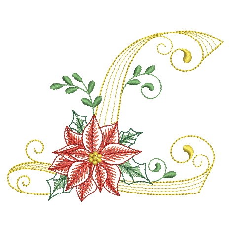 Christmas Poinsettia Alphabet-14