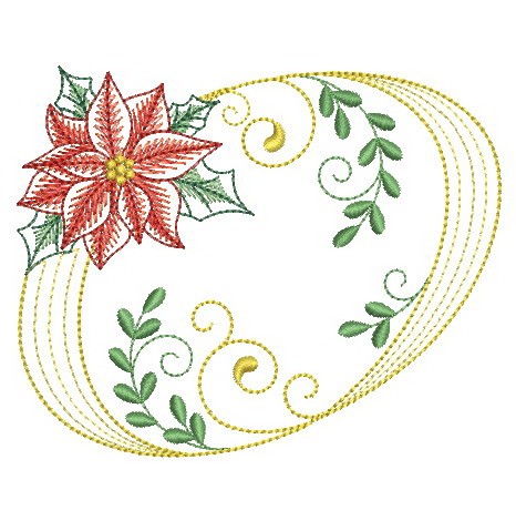 Christmas Poinsettia Alphabet-17