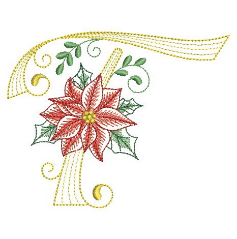 Christmas Poinsettia Alphabet-22