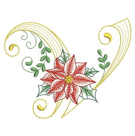 Christmas Poinsettia Alphabet-24