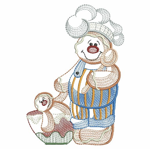 Folk Art Gingerbread Man-5