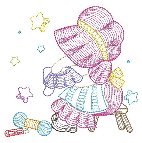 Rippled Sewing Sunbonnets-9