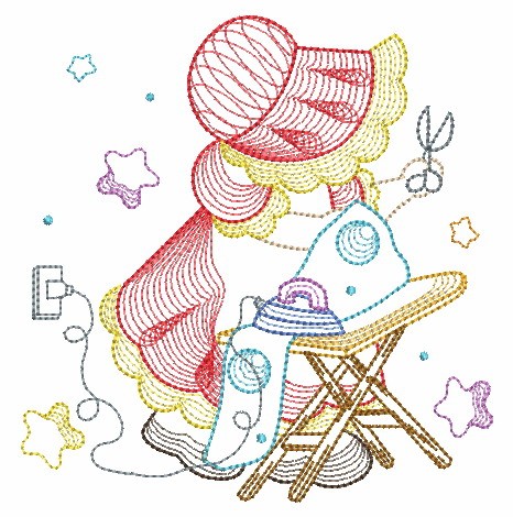 Rippled Sewing Sunbonnets-10