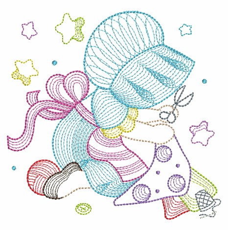 Rippled Sewing Sunbonnets-13