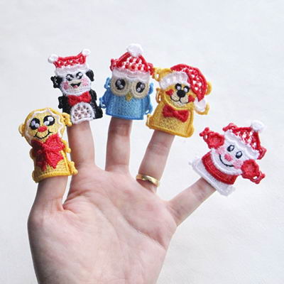 FSL Christmas Finger Puppets -14