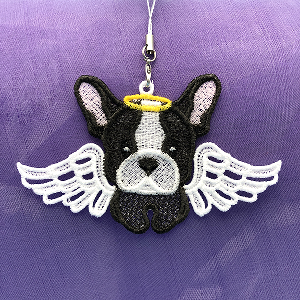 FSL Angel Dog Ornaments-3