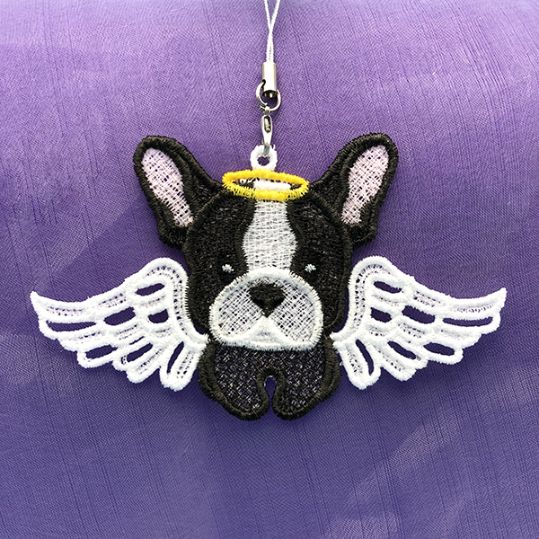 FSL Angel Dog Ornaments-3