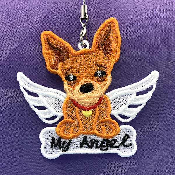 FSL Angel Dog Ornaments-4