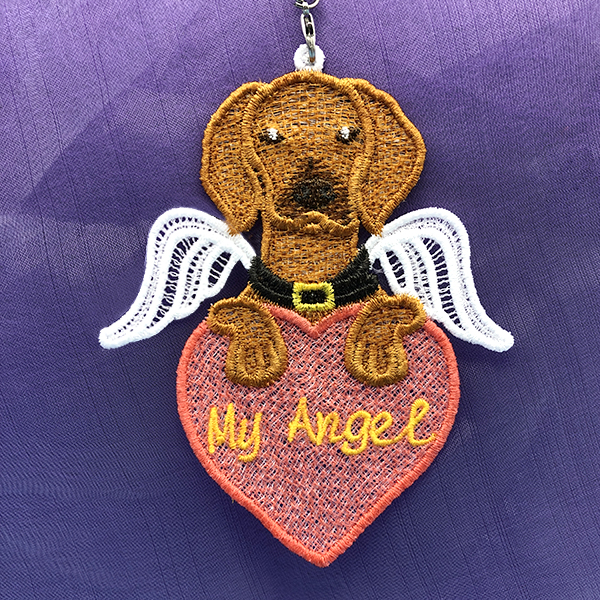 FSL Angel Dog Ornaments-5