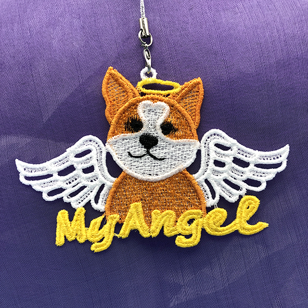 FSL Angel Dog Ornaments-7