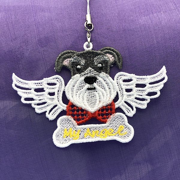 FSL Angel Dog Ornaments-12