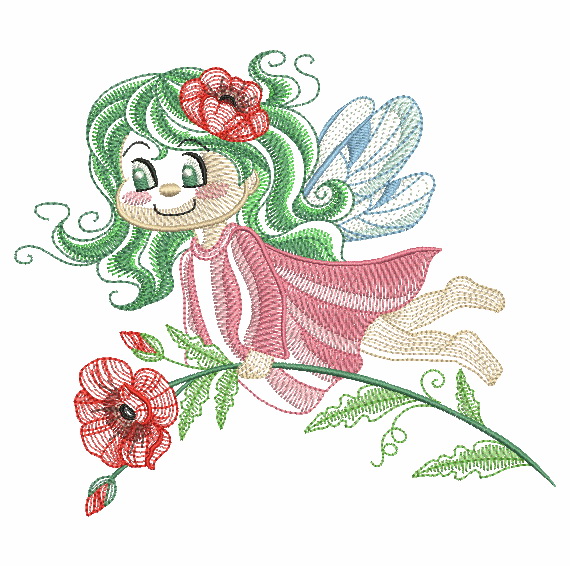 Cute Flower Fairy 2-6