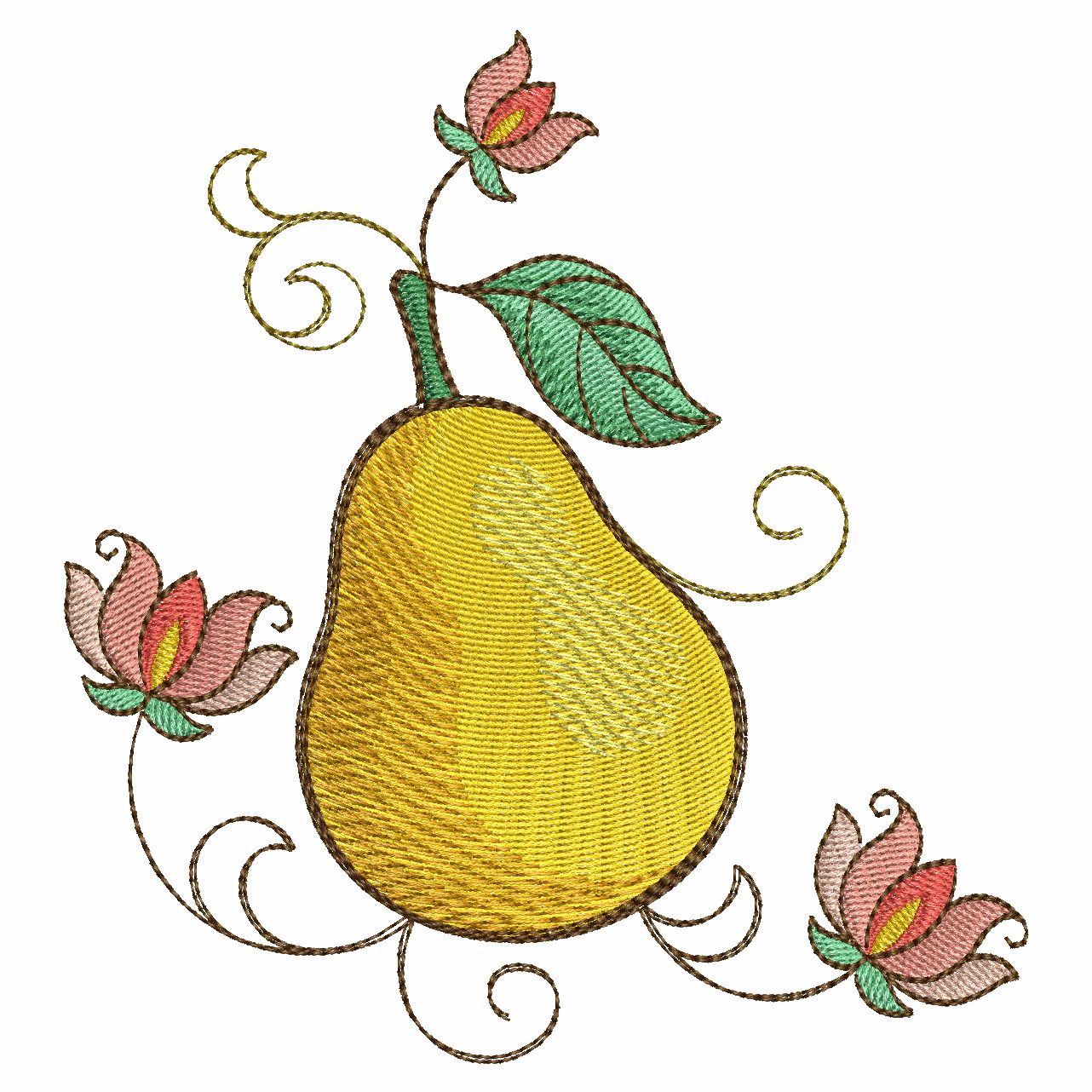 Watercolor Fruit 2-11