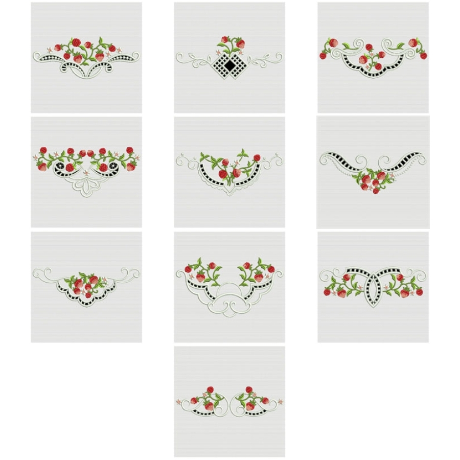 Cutwork Strawberries