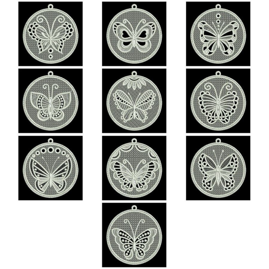 FSL Butterfly Ornaments 2