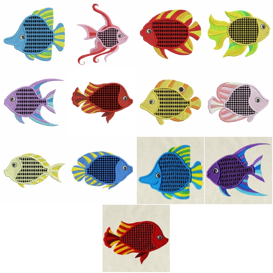 Cutwork Tropical Fish