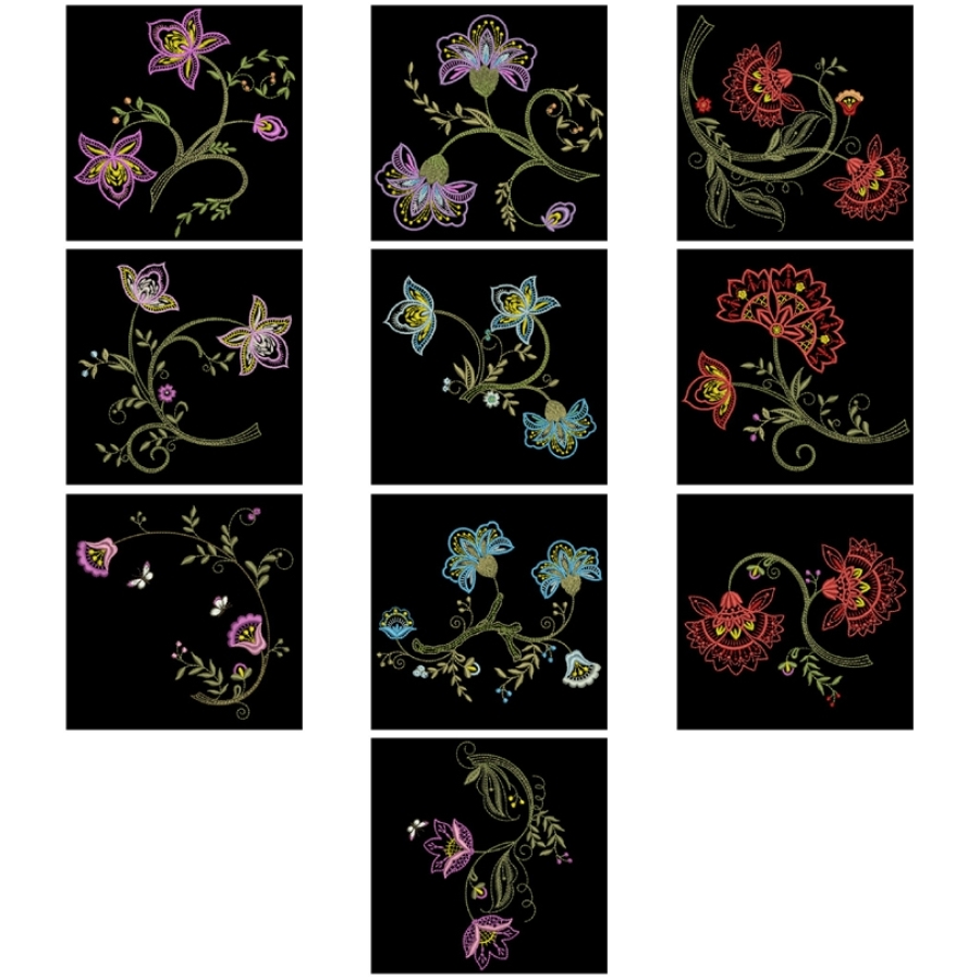 Jacobean Blooms 2
