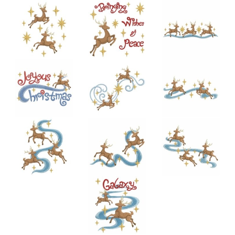 Leaping Reindeers 