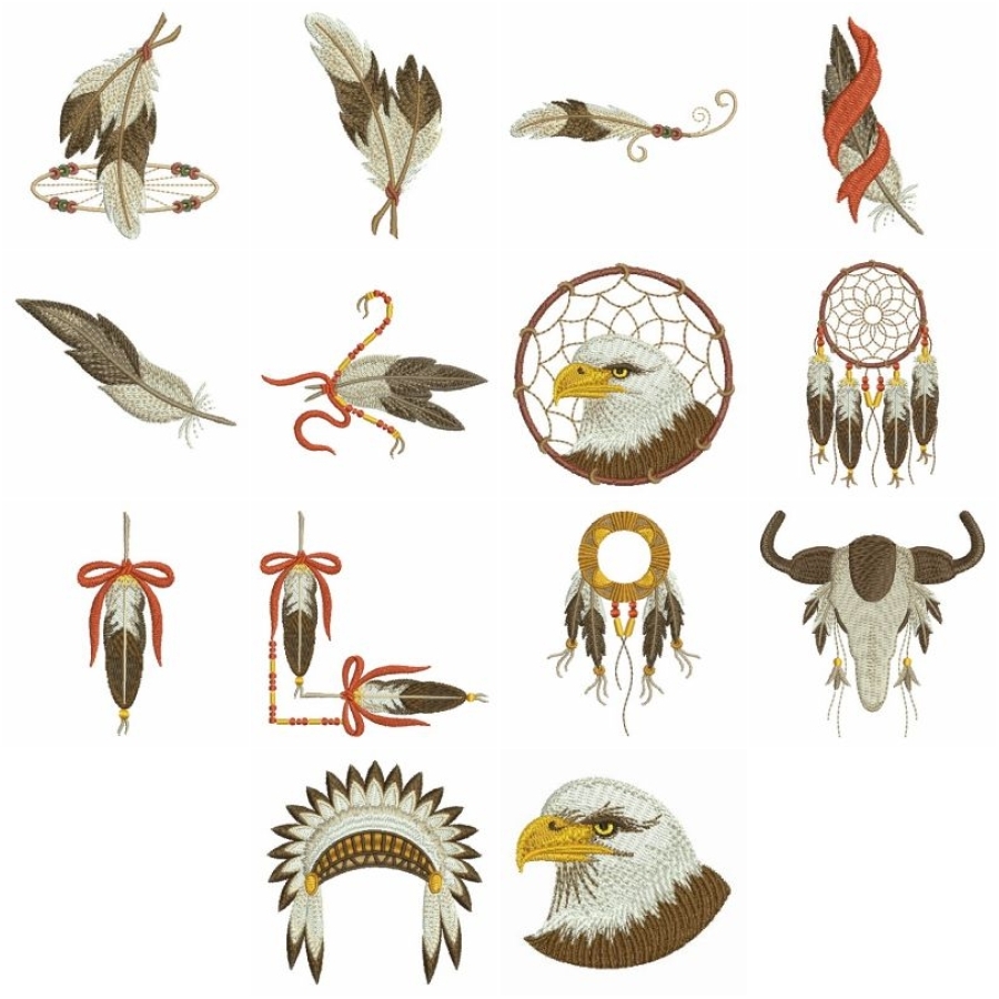 Native American Feathers 
