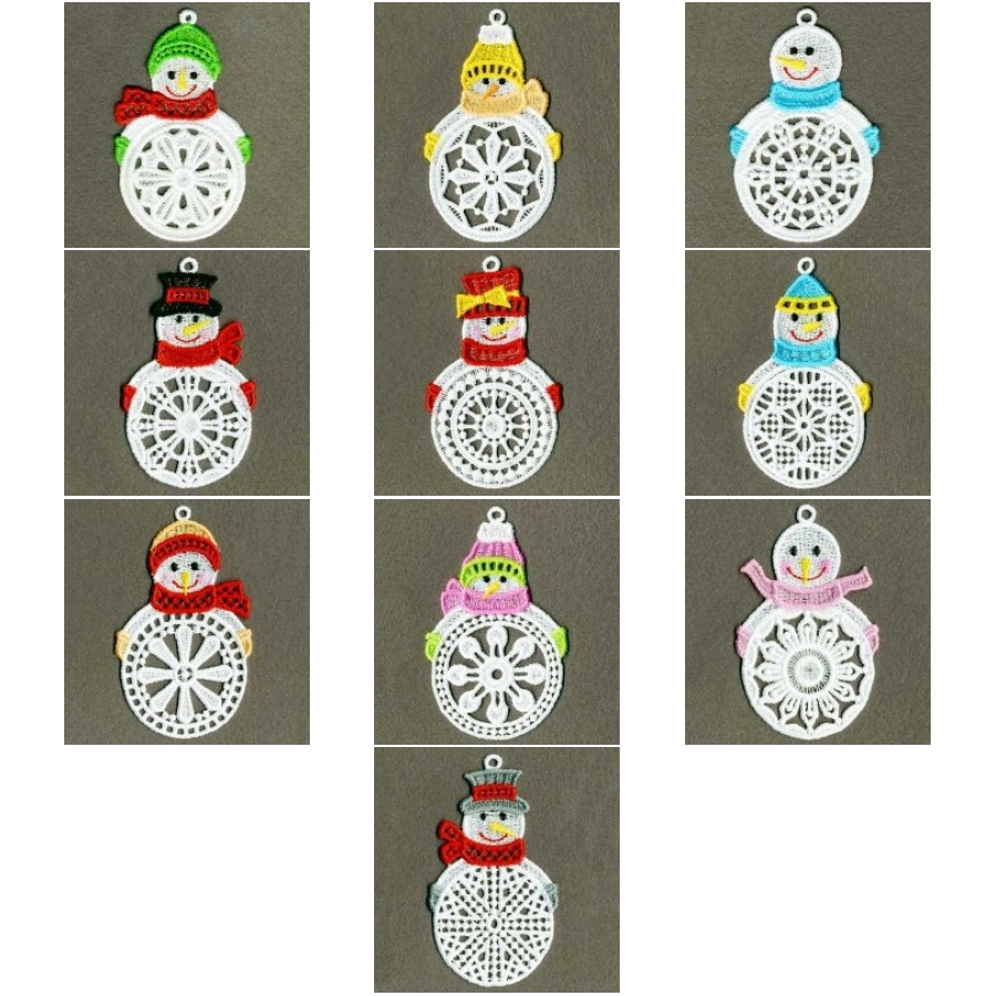 FSL Christmas Snowman Ornaments 