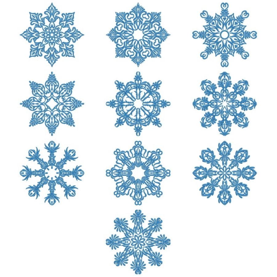 Satin Snowflake Quilt 