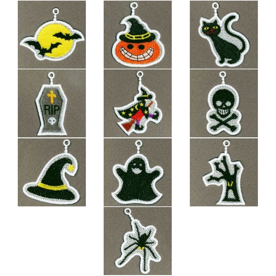 FSL Halloween Ornaments OregonPatchWorks