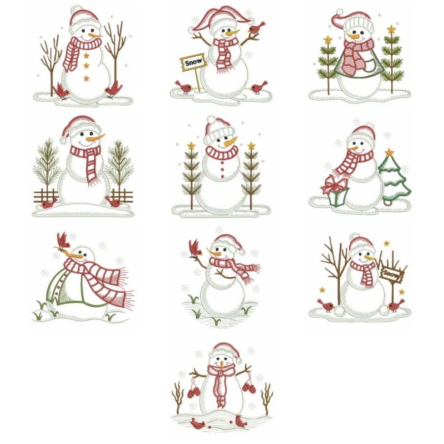 Vintage Snowmen 