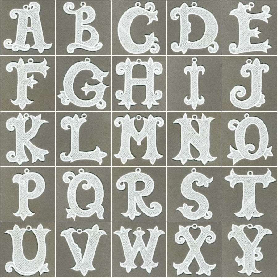FSL Baroque Alphabet 