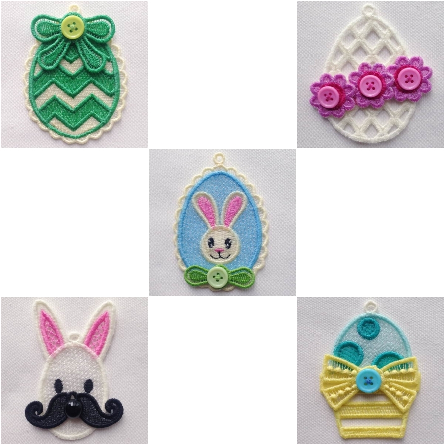 FSL Button Easter Eggs OregonPatchWorks