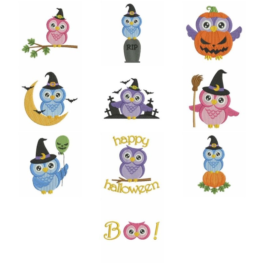 Halloween Baby Owls