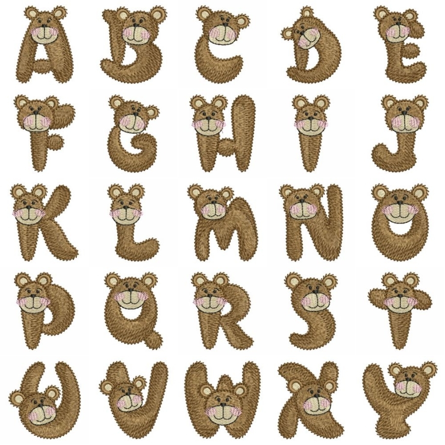 Bear Alphabet 