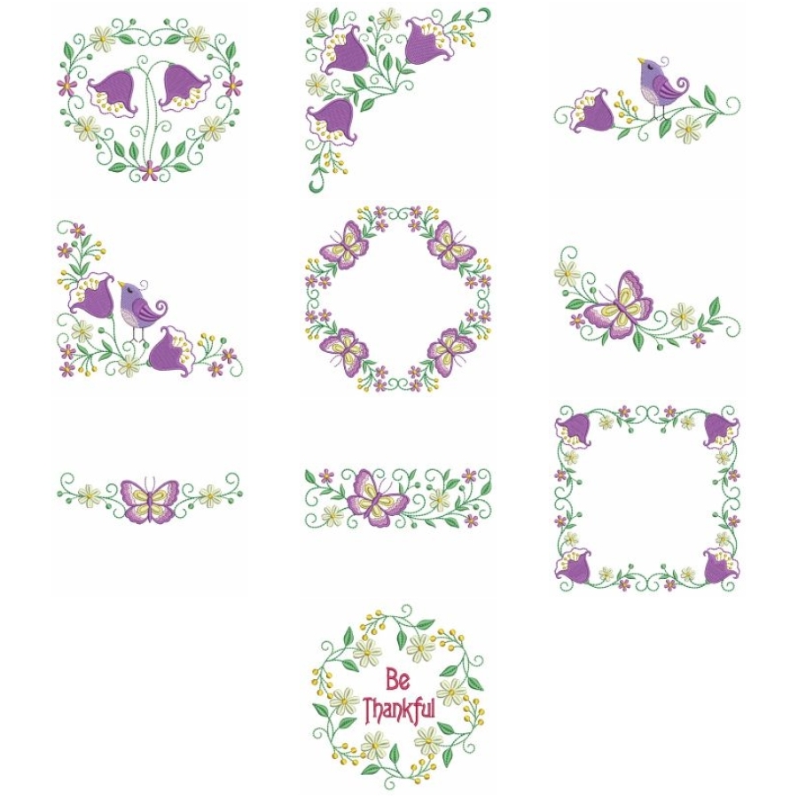Heirloom Purple Flowers 2