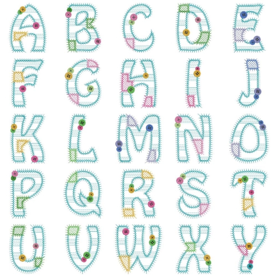 Sewing Alphabet