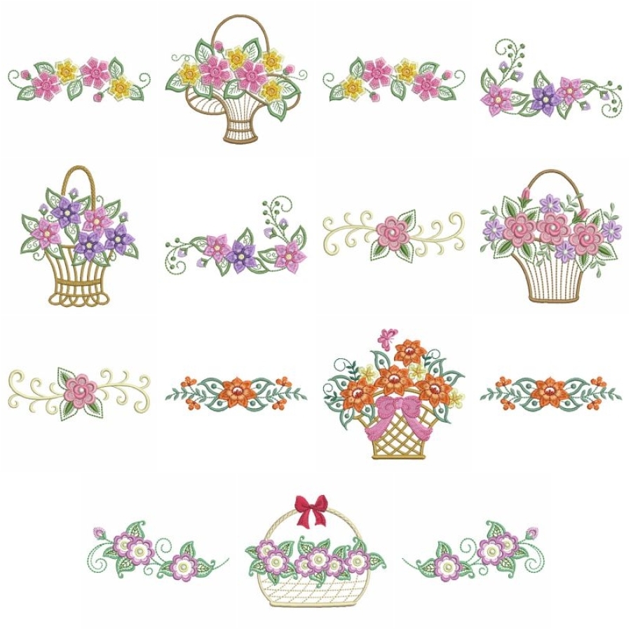 Heirloom Flower Baskets 1