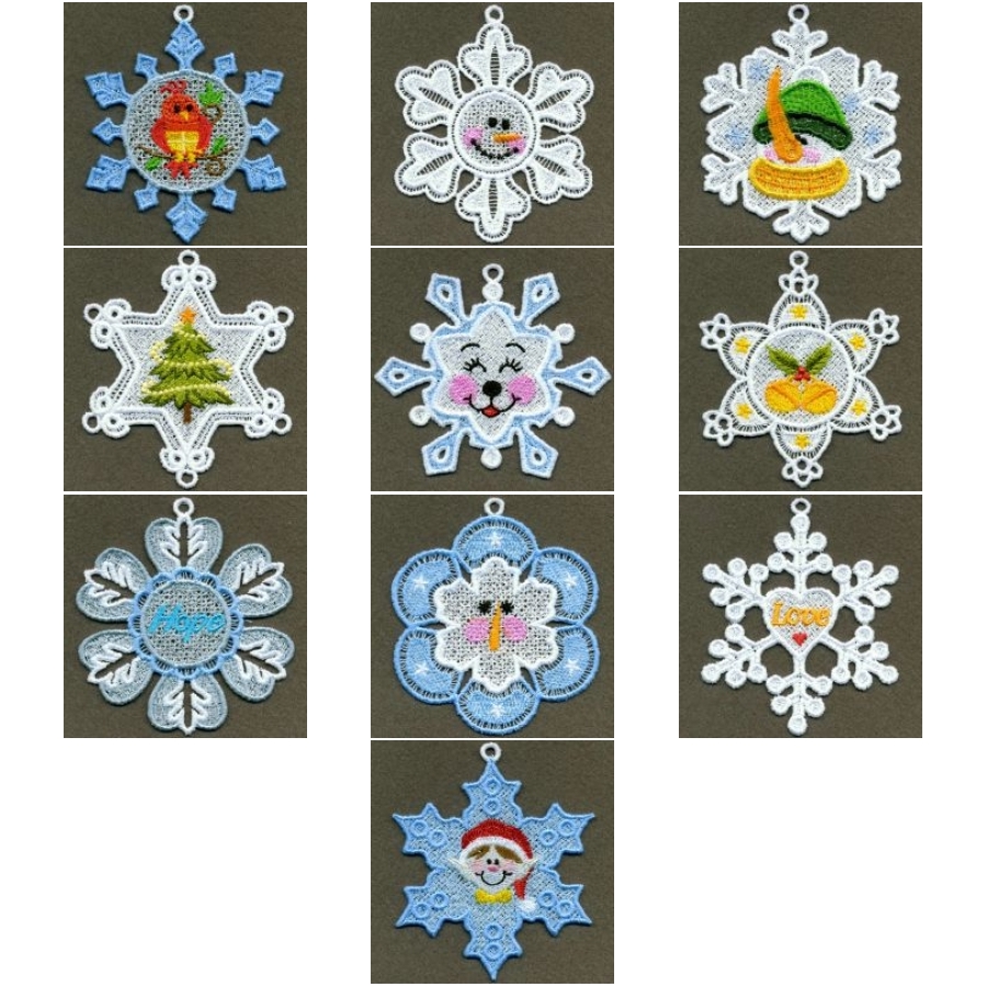 FSL Snowflake Ornament 1