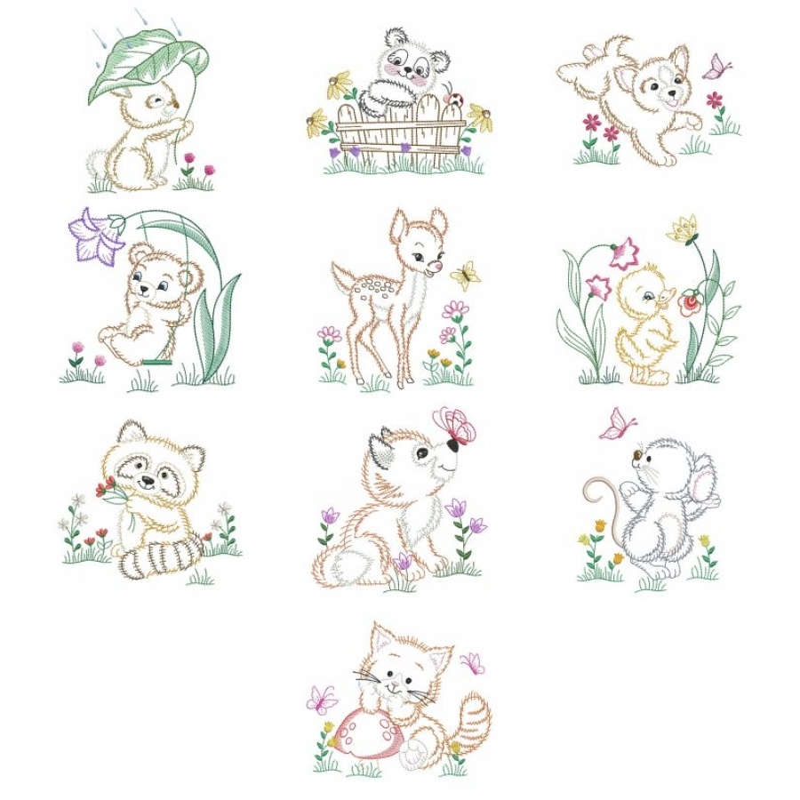 Vintage Spring Critters 